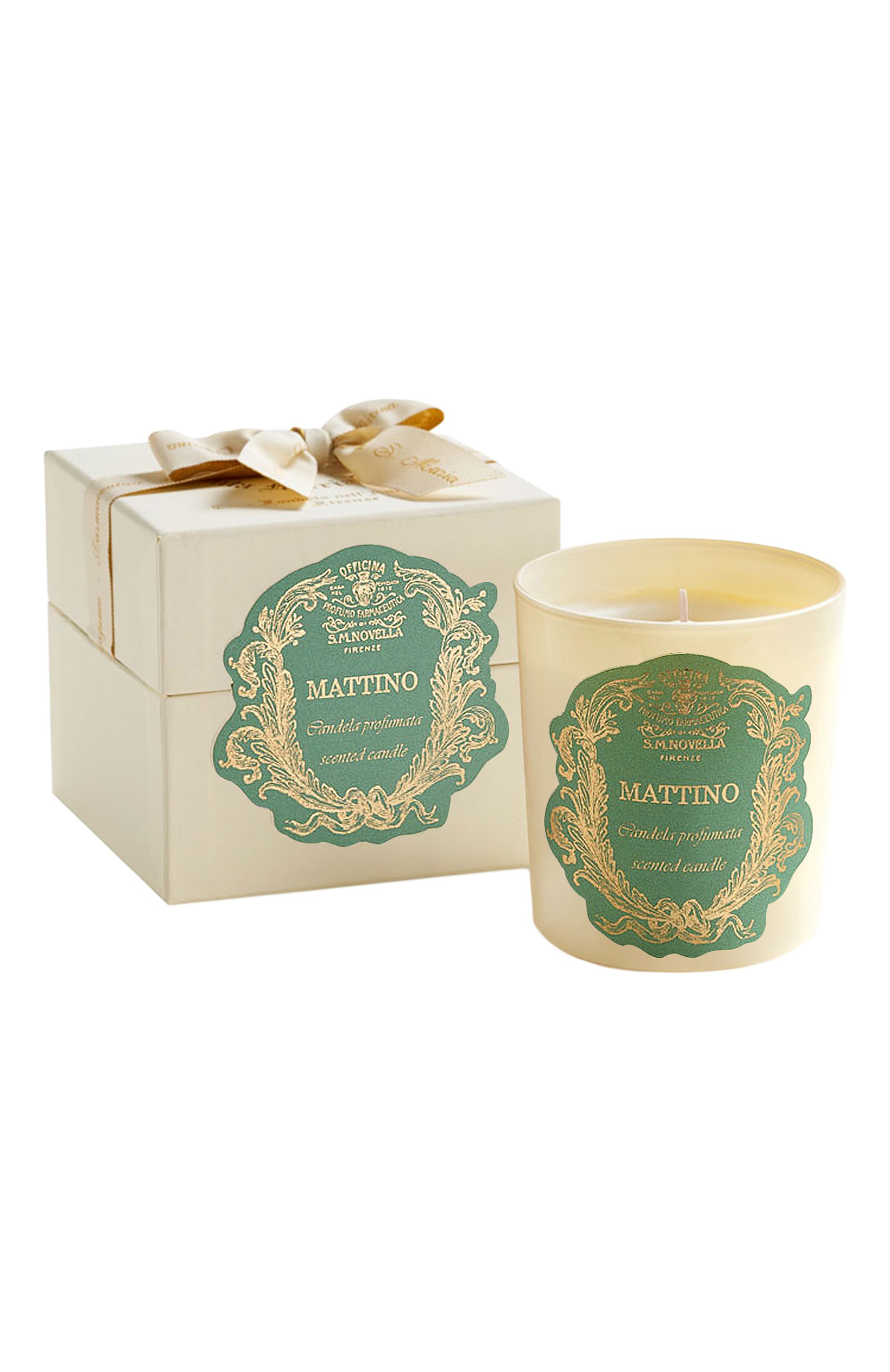 Ароматизированная свеча mattino (250g) SANTA MARIA NOVELLA бесцветного цвета по цене 8900 руб., арт. SMN3466901, фото 2 Ароматизированная свеча mattino (250g) SANTA MARIA NOVELLA, арт. SMN3466901, фото 2