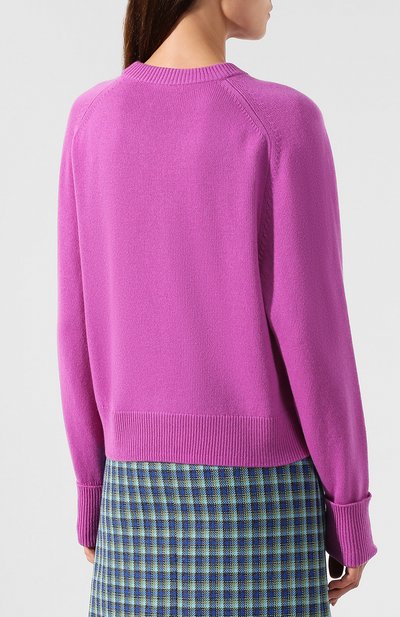 Кашемировый пуловер CHLOÉ фуксия цвета по цене 124500 руб., арт. CHC19AMP35500, фото 4 Кашемировый пуловер CHLOÉ, арт. CHC19AMP35500, фото 4