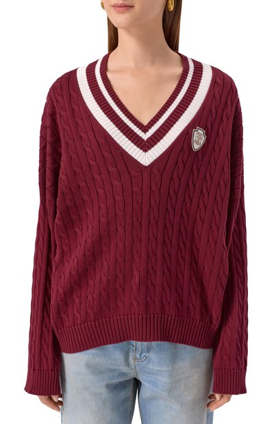 Хлопковый свитер BRUNELLO CUCINELLI, арт. M19756512, фото 3