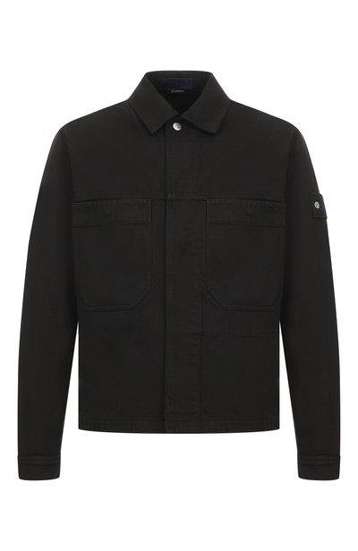 Мужская хлопковая куртка-рубашка STONE ISLAND, арт. K2S15Q100027/S00J5