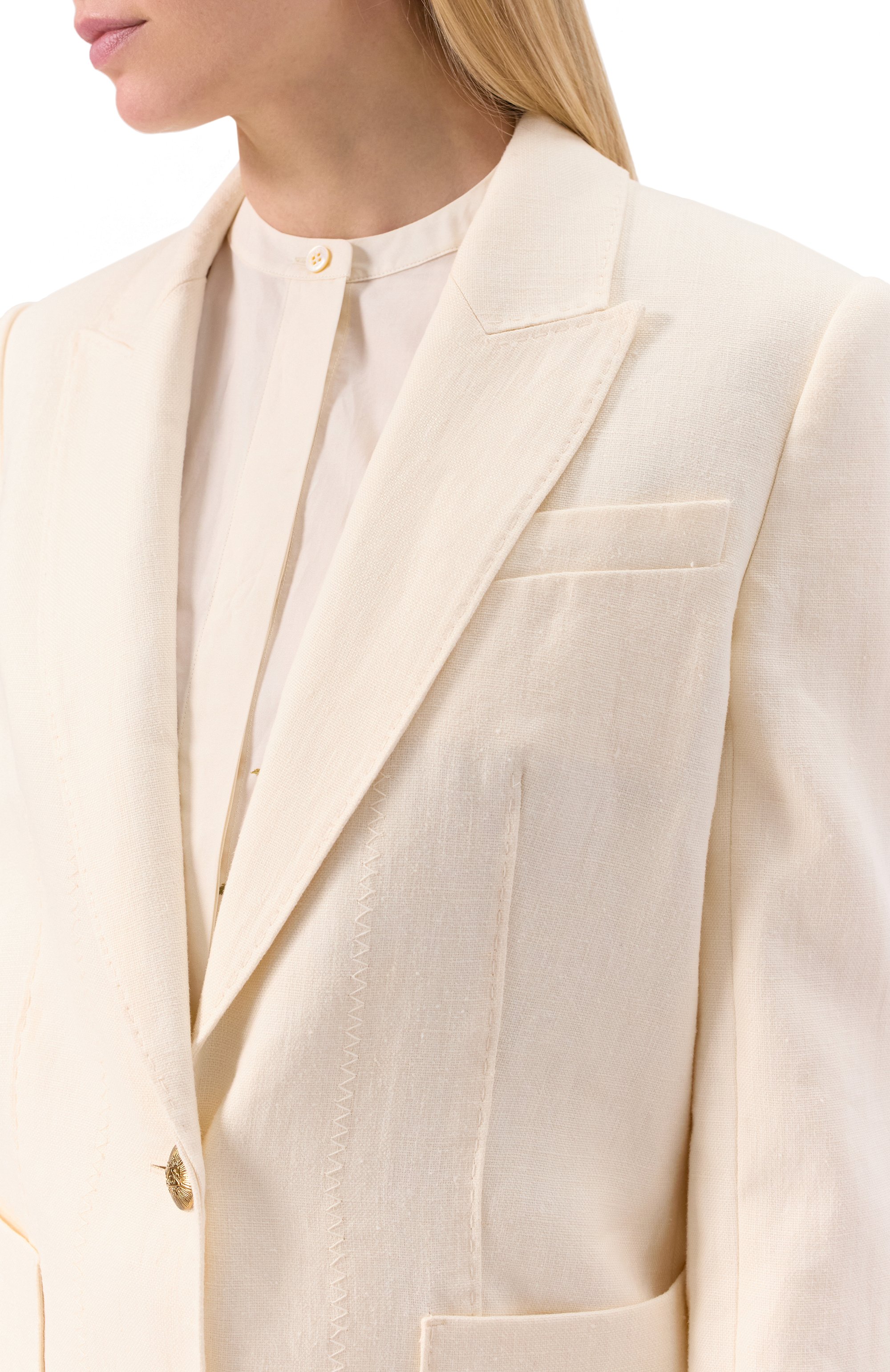 Льняной жакет ZIMMERMANN, арт. 2397JR251, фото 5