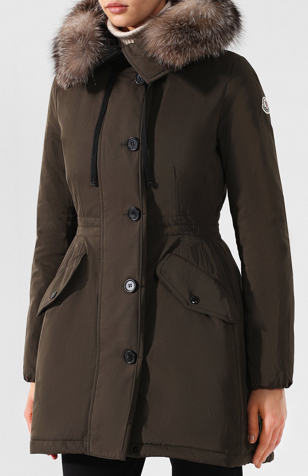 Парка с меховой отделкой капюшона MONCLER, арт. D2-093-49934-25-57136, фото 3