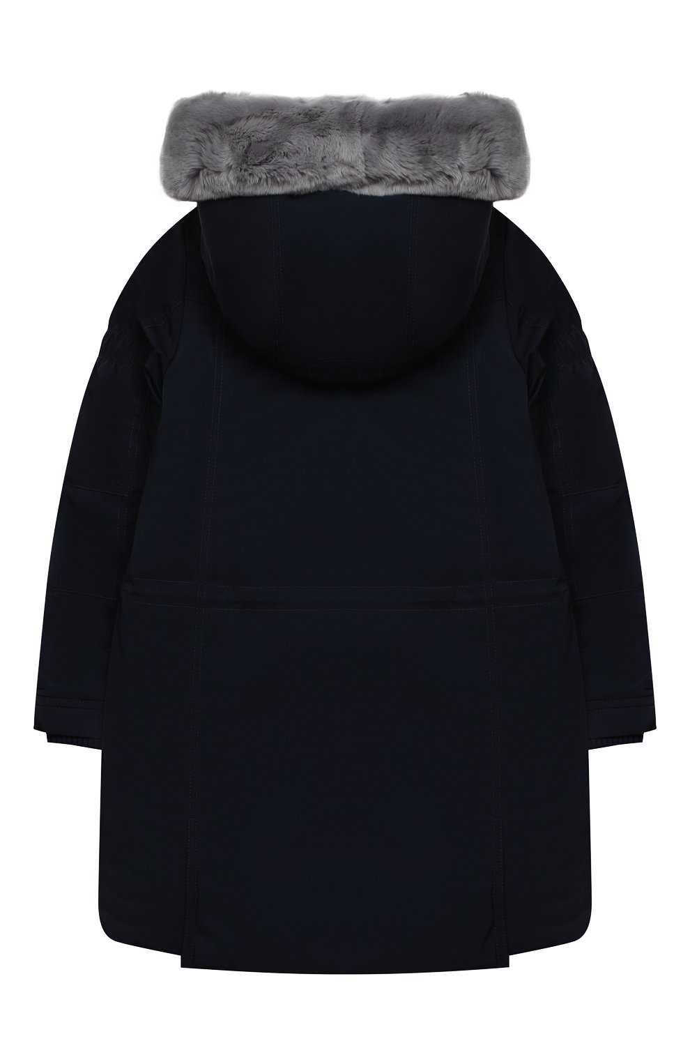 Парка с капюшоном RN 117. RUSSIAN NORTH 117 M ABOVE SEA LEVEL темно-синего цвета по цене 34000 руб., арт. RN18-D8-8, фото 2 Парка с капюшоном RN 117. RUSSIAN NORTH 117 M ABOVE SEA LEVEL, арт. RN18-D8-8, фото 2