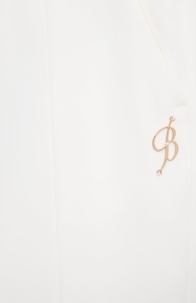 Брюки BLUMARINE белого цвета по цене 21450 руб., арт. IA4020T2200, фото 3 Брюки BLUMARINE, арт. IA4020T2200, фото 3