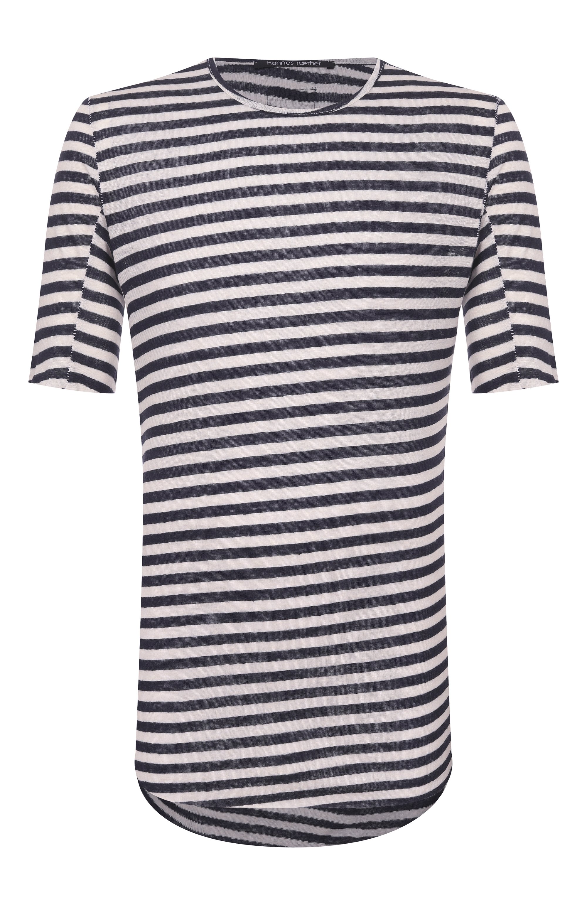 Льняная футболка HANNES ROETHER, арт. FA35RINE.2007, фото 1