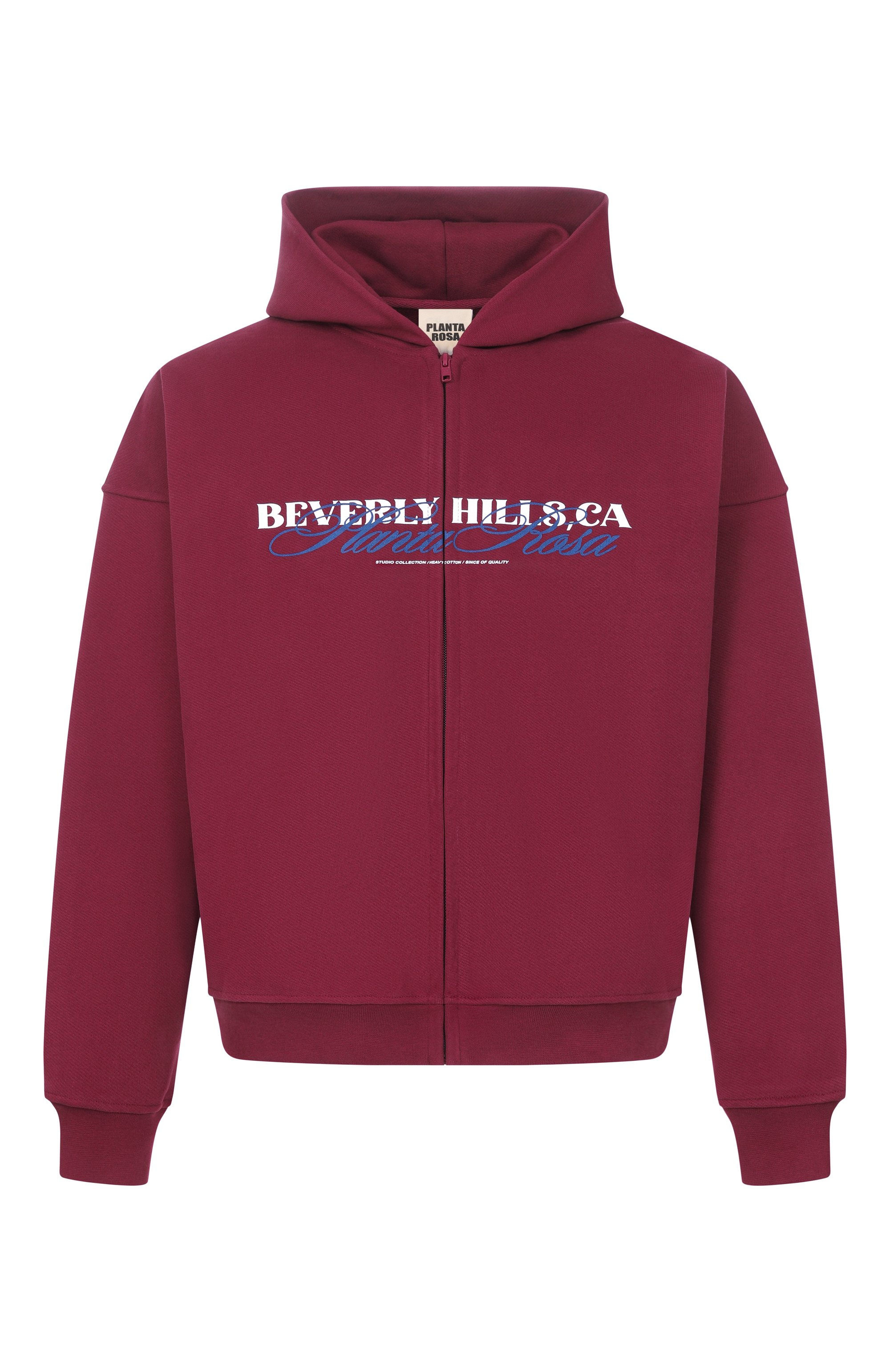 Хлопковая толстовка PLANTA ROSA, арт. PR/HZ/BEVERLY-CLASSIC/470VELVET, фото 1
