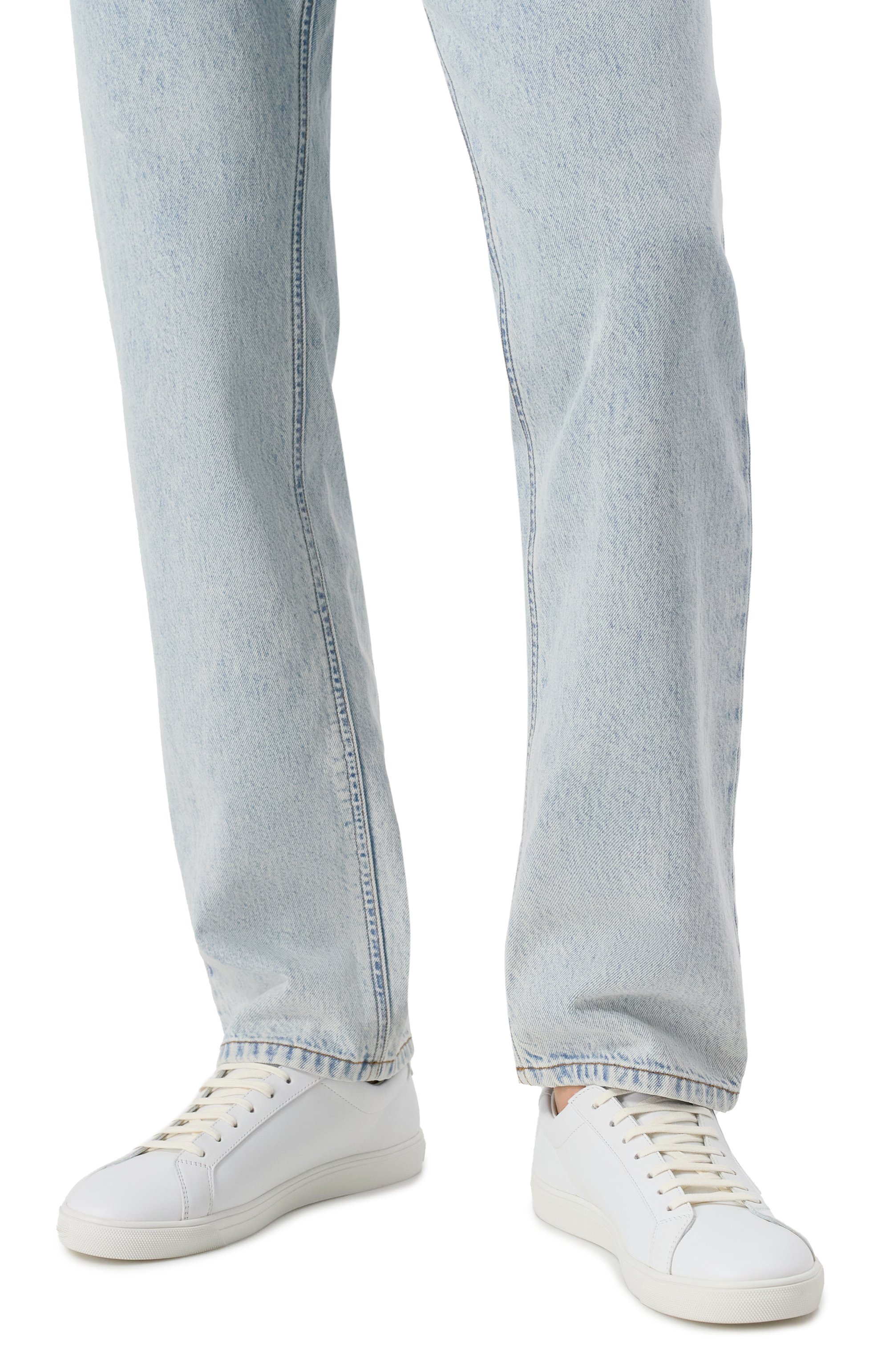 Кожаные кеды andy SAINT LAURENT, арт. 606833/0M500, фото 3