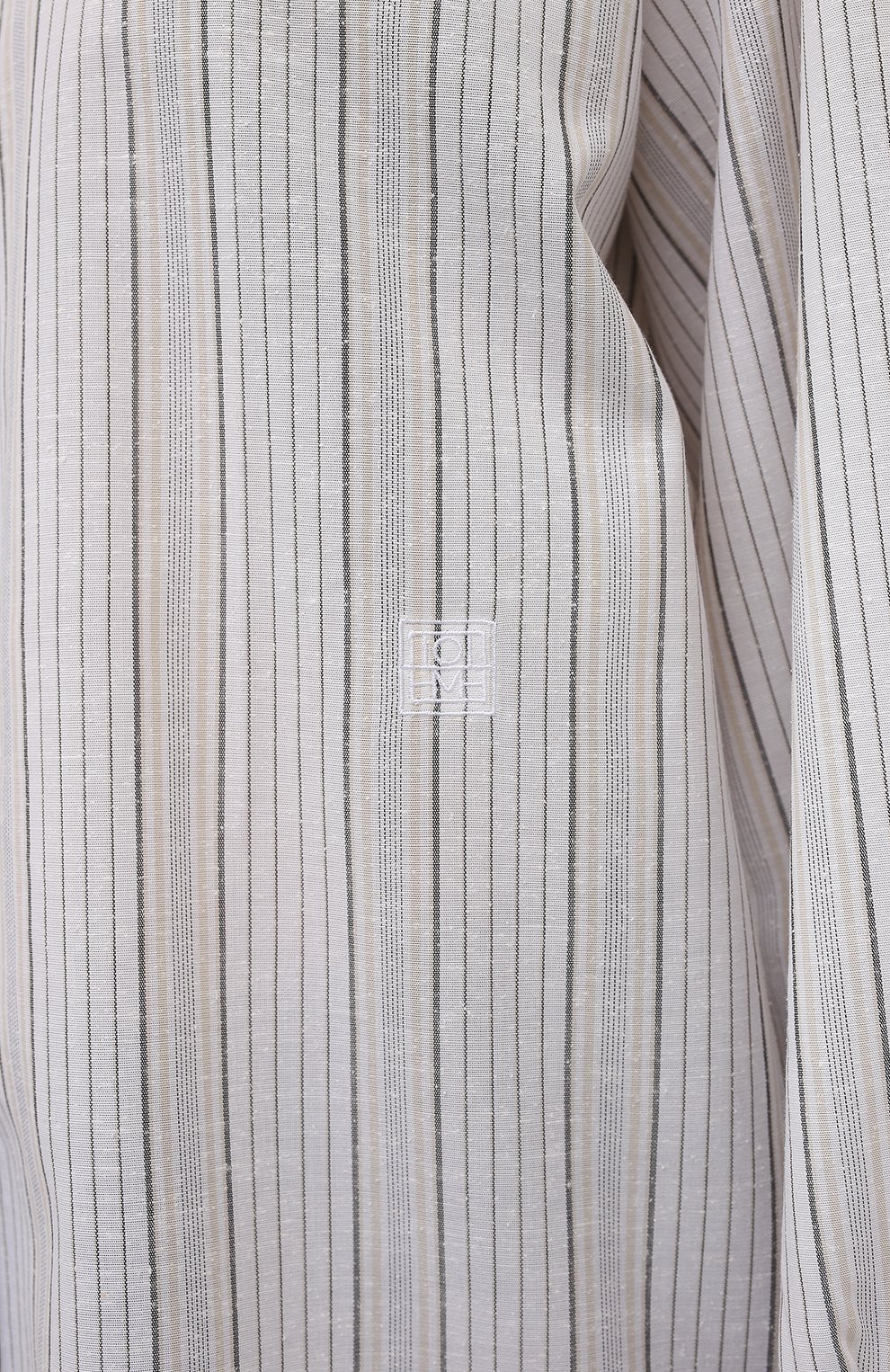 Рубашка из вискозы и хлопка TOTEME, арт. 212-756-712, фото 5