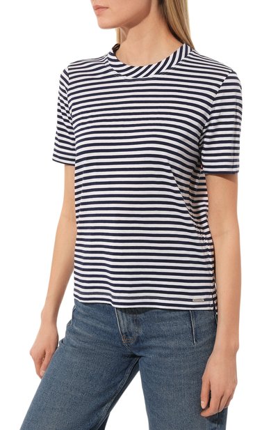 Футболка из хлопка и шелка KITON, арт. D53450K0983B, фото 3