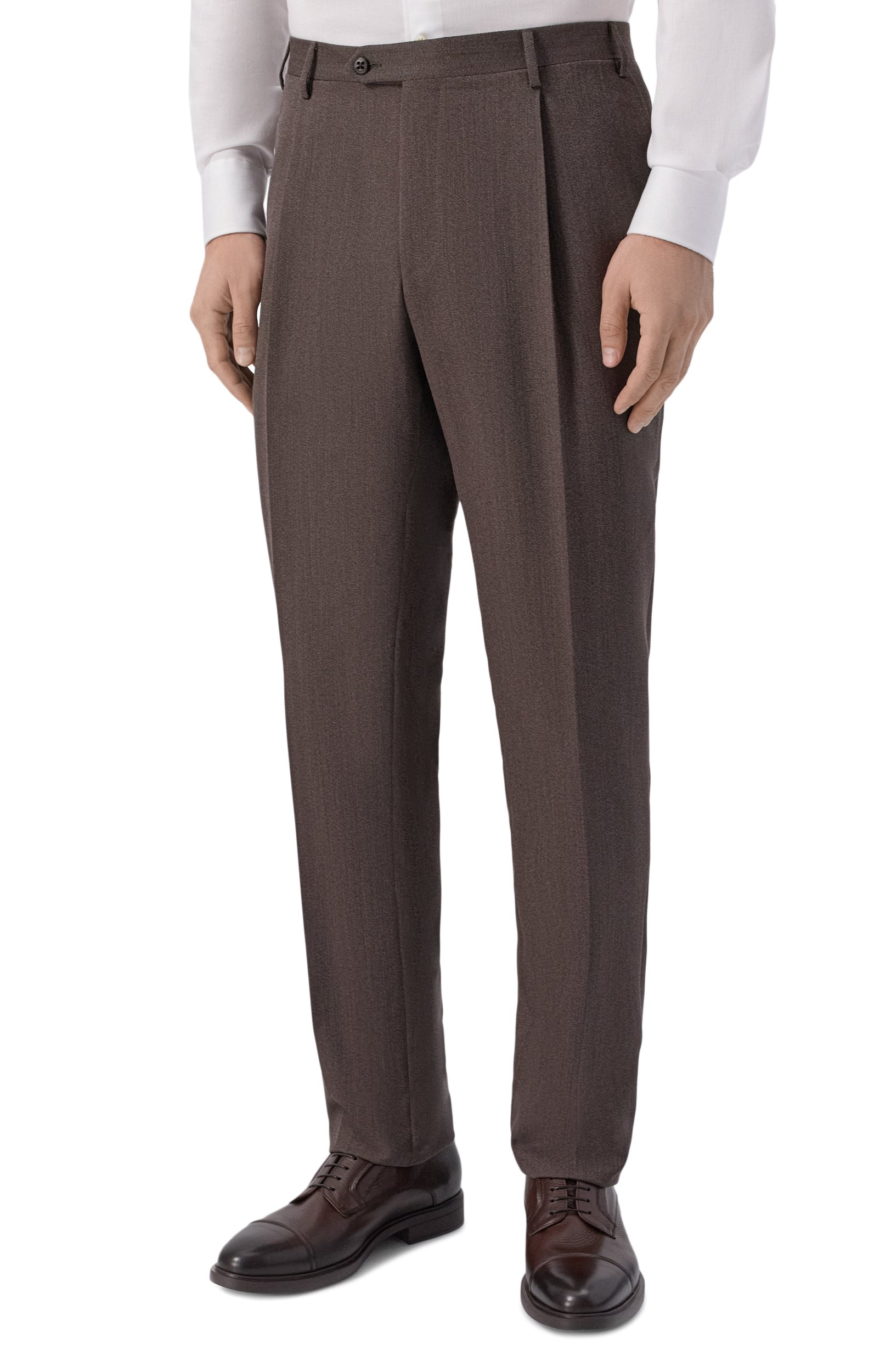 Шерстяные брюки CORNELIANI, арт. 285B03/2A18214, фото 3