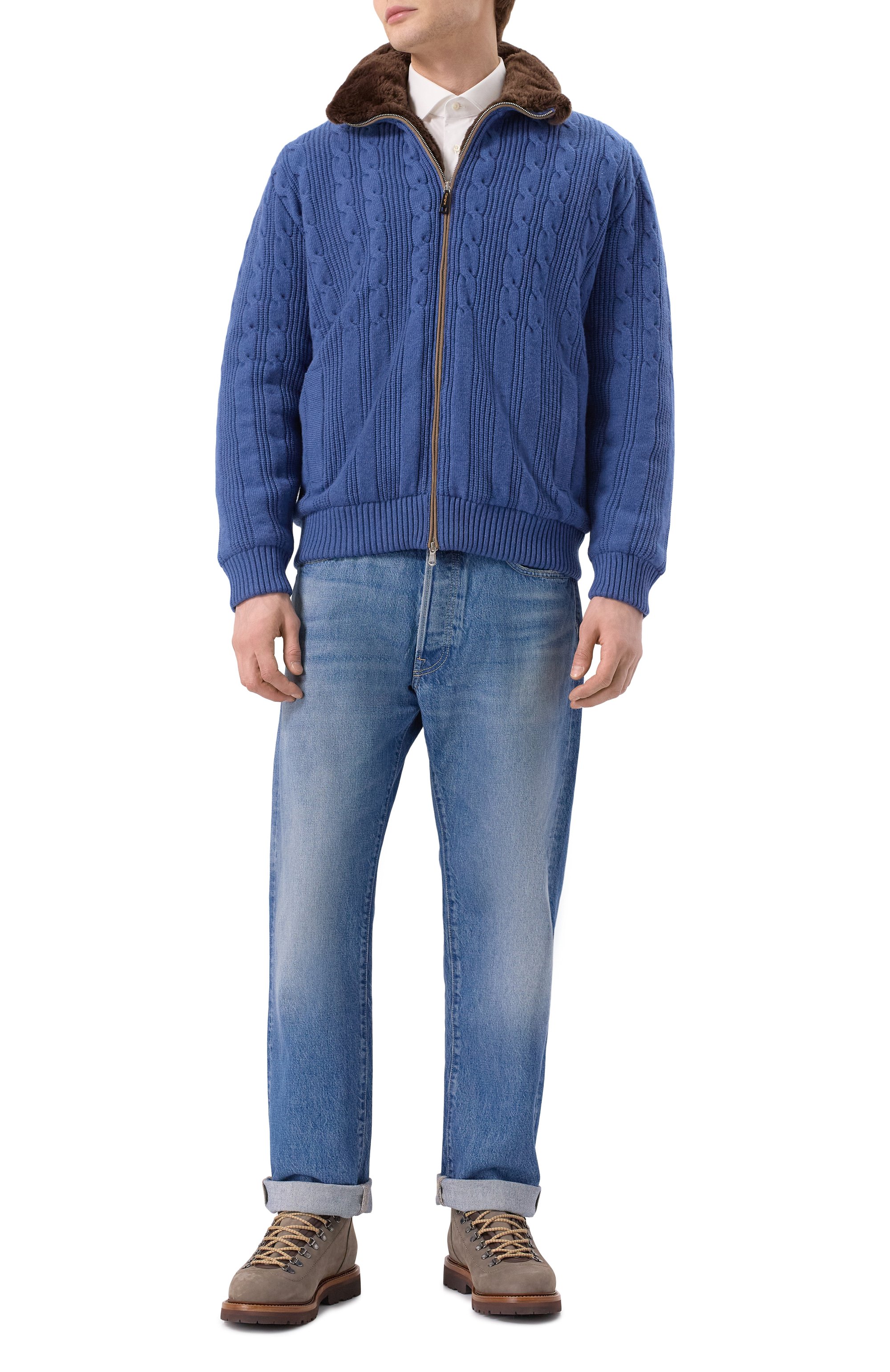 Кашемировый бомбер с подкладкой из бобра KANGRA, арт. 9151/09 02, фото 2