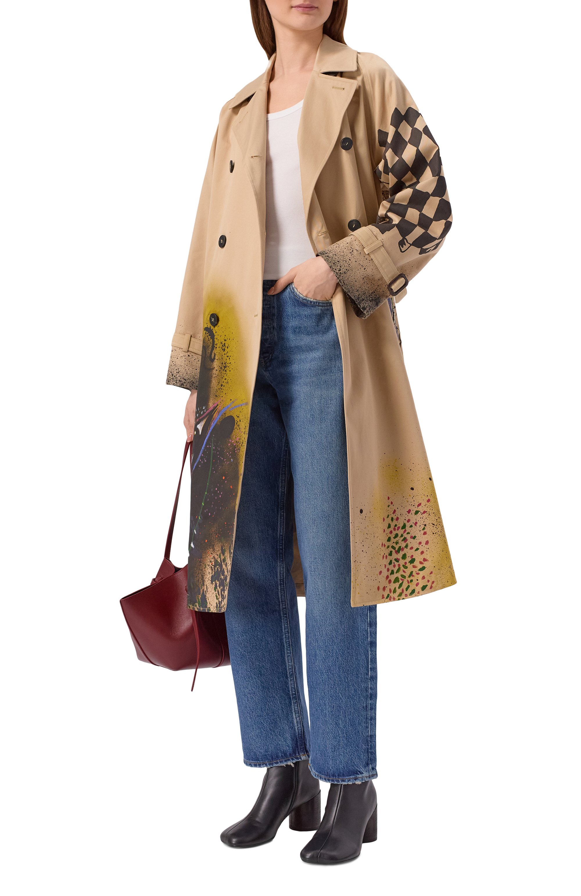 Хлопковый тренч max mara x victoria kosheleva WEEKEND MAX MARA, арт. WKSPECCATI, фото 2