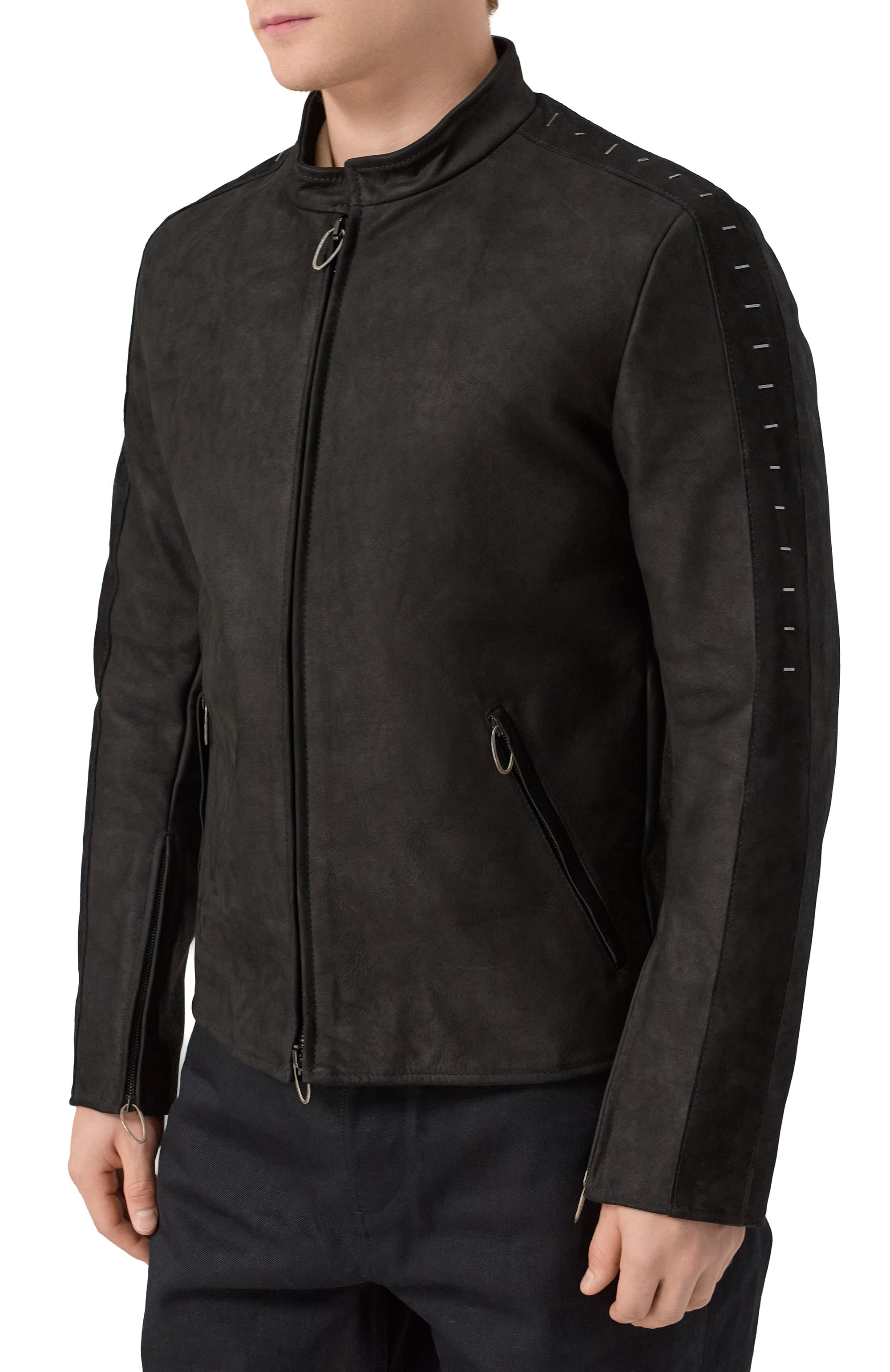 Кожаная куртка DANIELE BASTA, арт. DB1036S58S59GR, фото 3