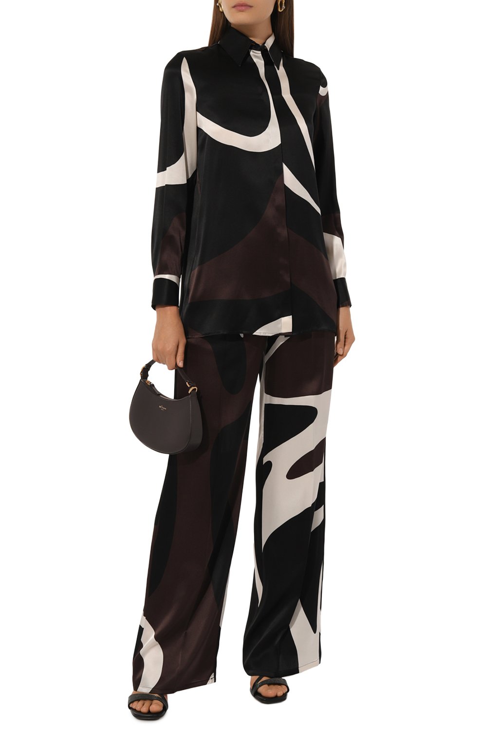 Шелковые брюки KITON, арт. D58102K0563E01, фото 2