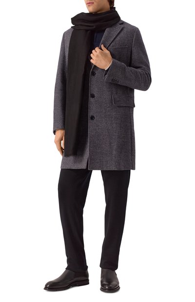 Кашемировый шарф MVST черного цвета по цене 48900 руб., арт. 81588/10, фото 3 Кашемировый шарф MVST, арт. 81588/10, фото 3