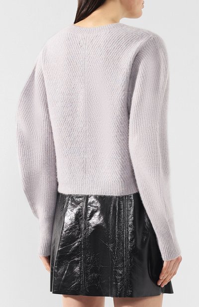 Кашемировый пуловер ISABEL MARANT серого цвета по цене 82250 руб., арт. PU0890-19P038I/SWINT0N, фото 4 Кашемировый пуловер ISABEL MARANT, арт. PU0890-19P038I/SWINT0N, фото 4
