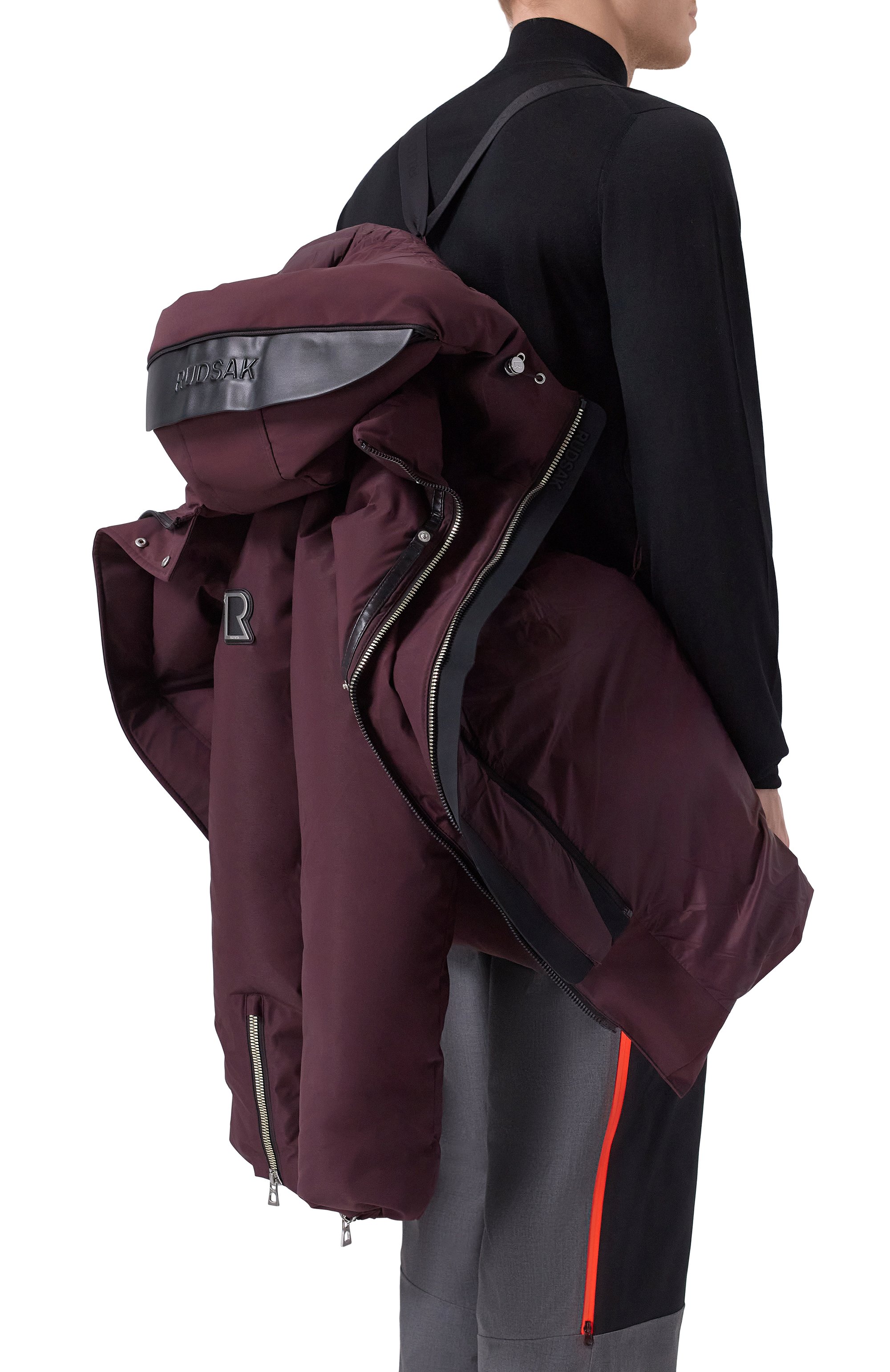 Пуховик RUDSAK бордового цвета по цене 176000 руб., арт. 6125690, фото 7 Пуховик RUDSAK, арт. 6125690, фото 7