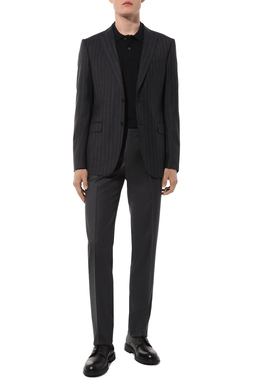 Хлопковое поло EMPORIO ARMANI, арт. 8N1FB3/1JPTZ, фото 2