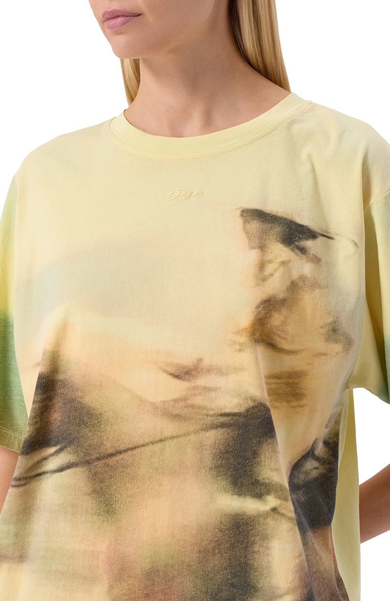 Хлопковая футболка BOSS ORANGE, арт. 50552584, фото 1