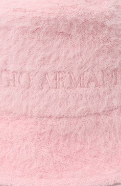 Женская панама GIORGIO ARMANI светло-розового цвета, арт. 797434/3F713 | Фото 4 (Материал: Текстиль, Синтетический материал; Материал сплава: Проставлено; Нос: Не проставлено)