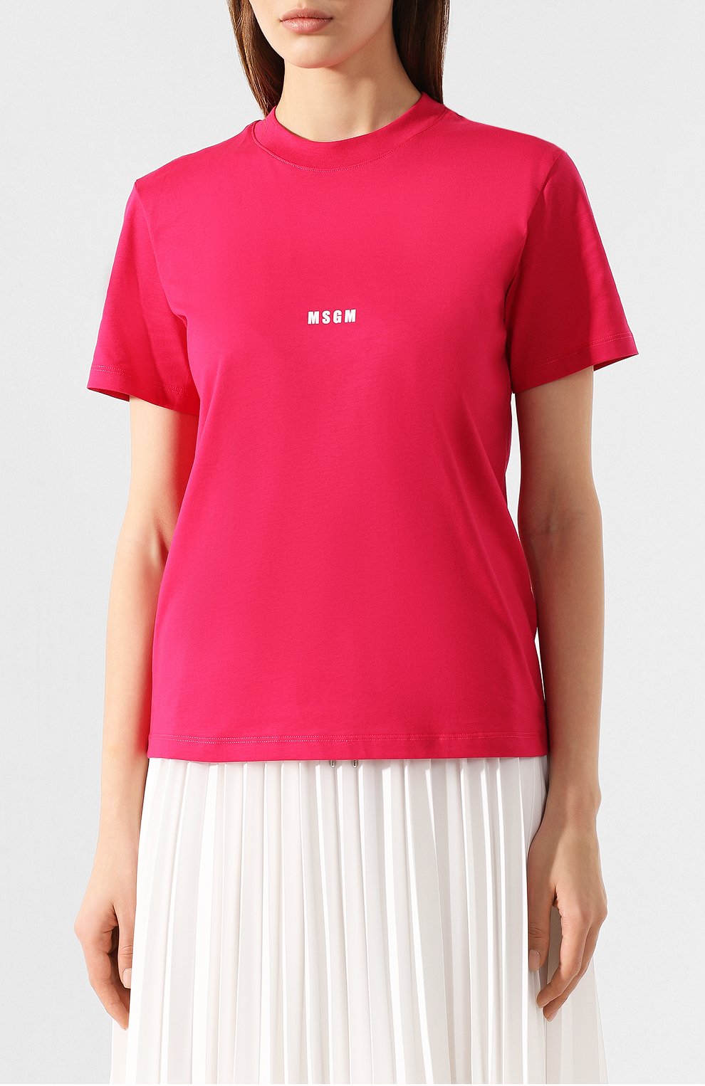 Хлопковая футболка MSGM, арт. 2842MDM100 207498, фото 3