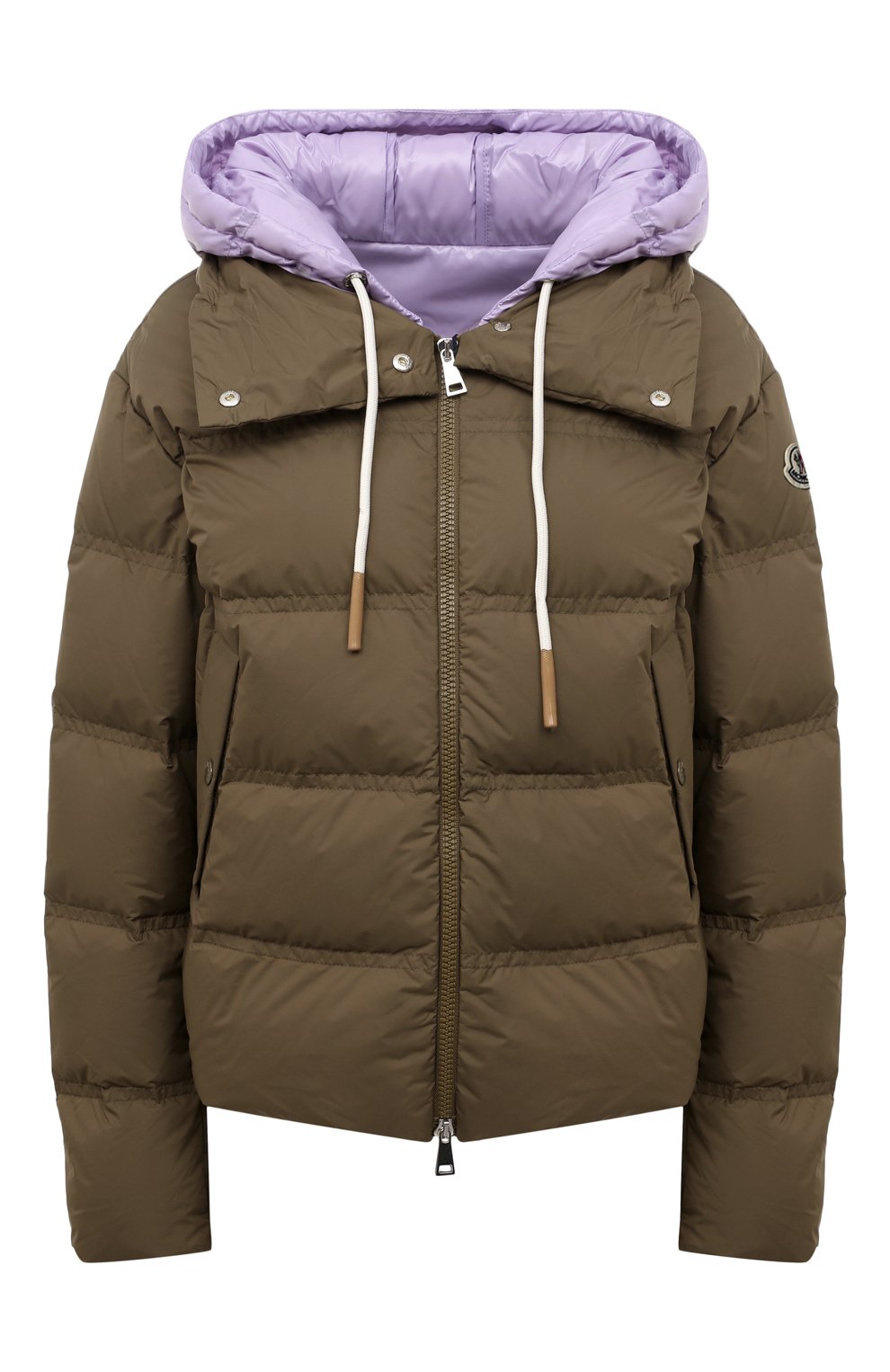 Пуховик loctudy MONCLER хаки цвета по цене 112500 руб., арт. H1-093-1A000-32-595A2, фото 1 Пуховик loctudy MONCLER, арт. H1-093-1A000-32-595A2, фото 1