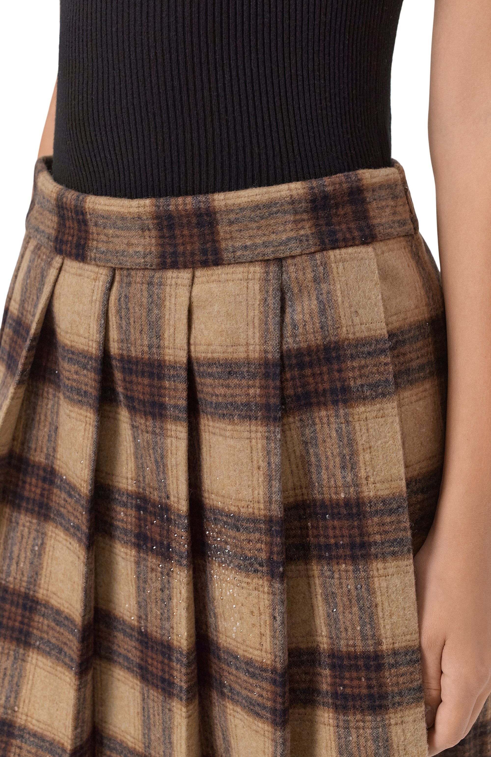 Шерстяная юбка GIUSEPPE DI MORABITO, арт. 05FWSK152C 05302, фото 5