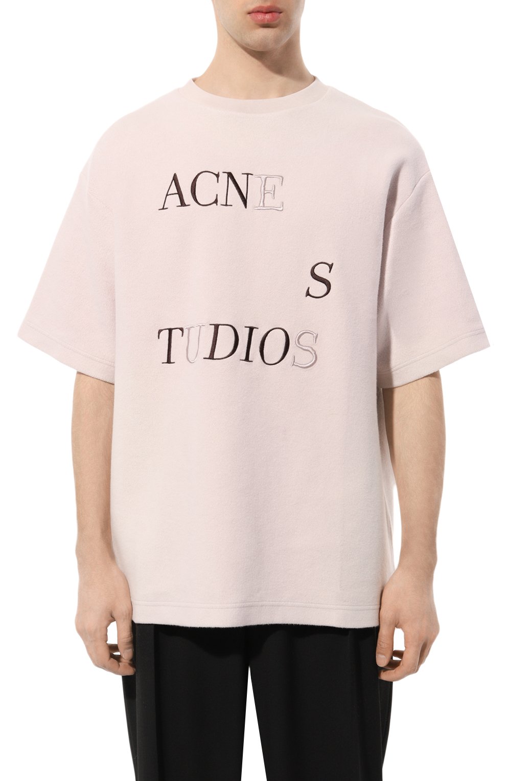Хлопковая футболка ACNE STUDIOS, арт. FN-MN-SWEA000334, фото 3