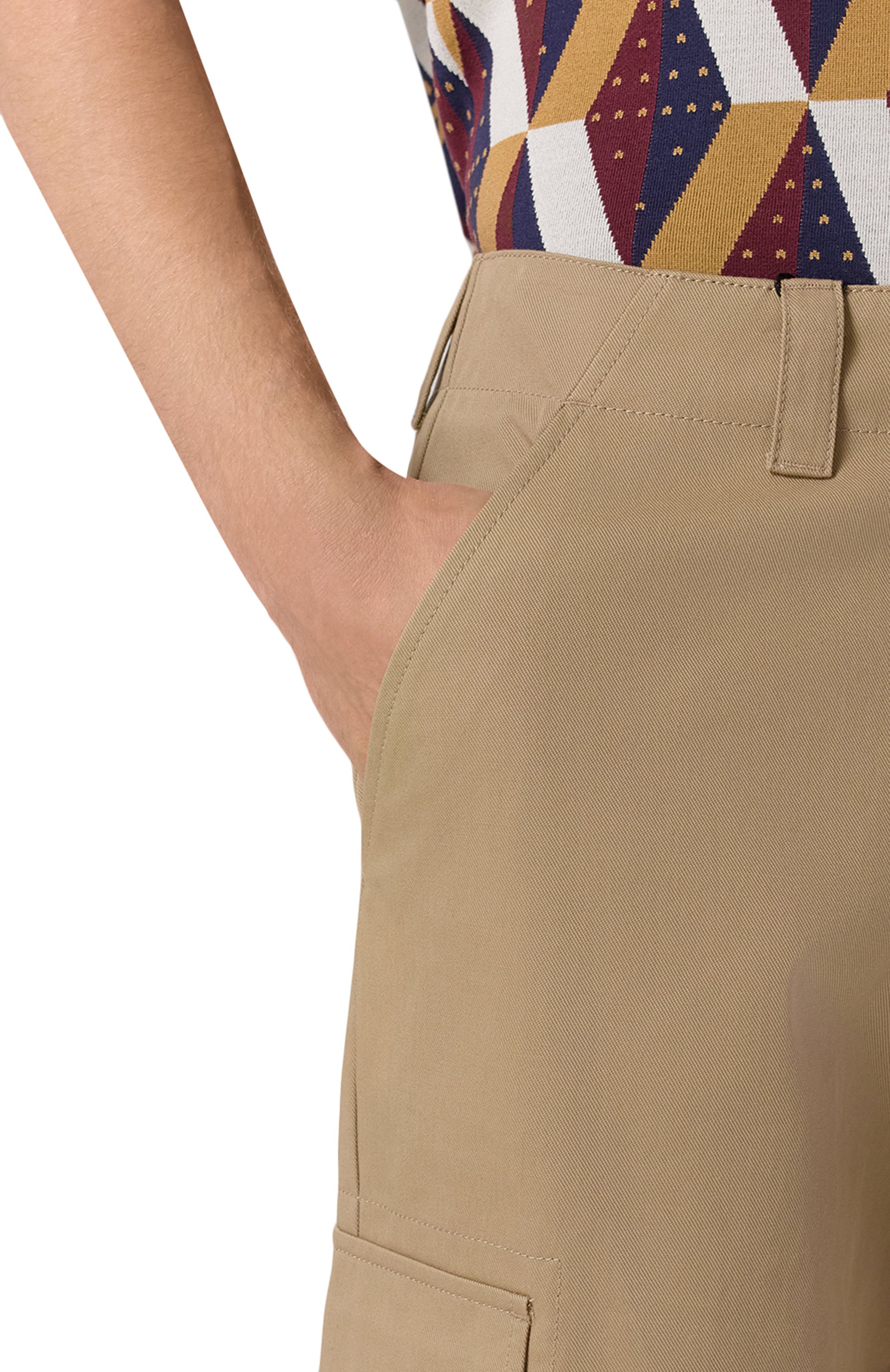 Брюки-карго из шерсти и кашемира DOLCE & GABBANA, арт. GP0P6T/FU62K, фото 5