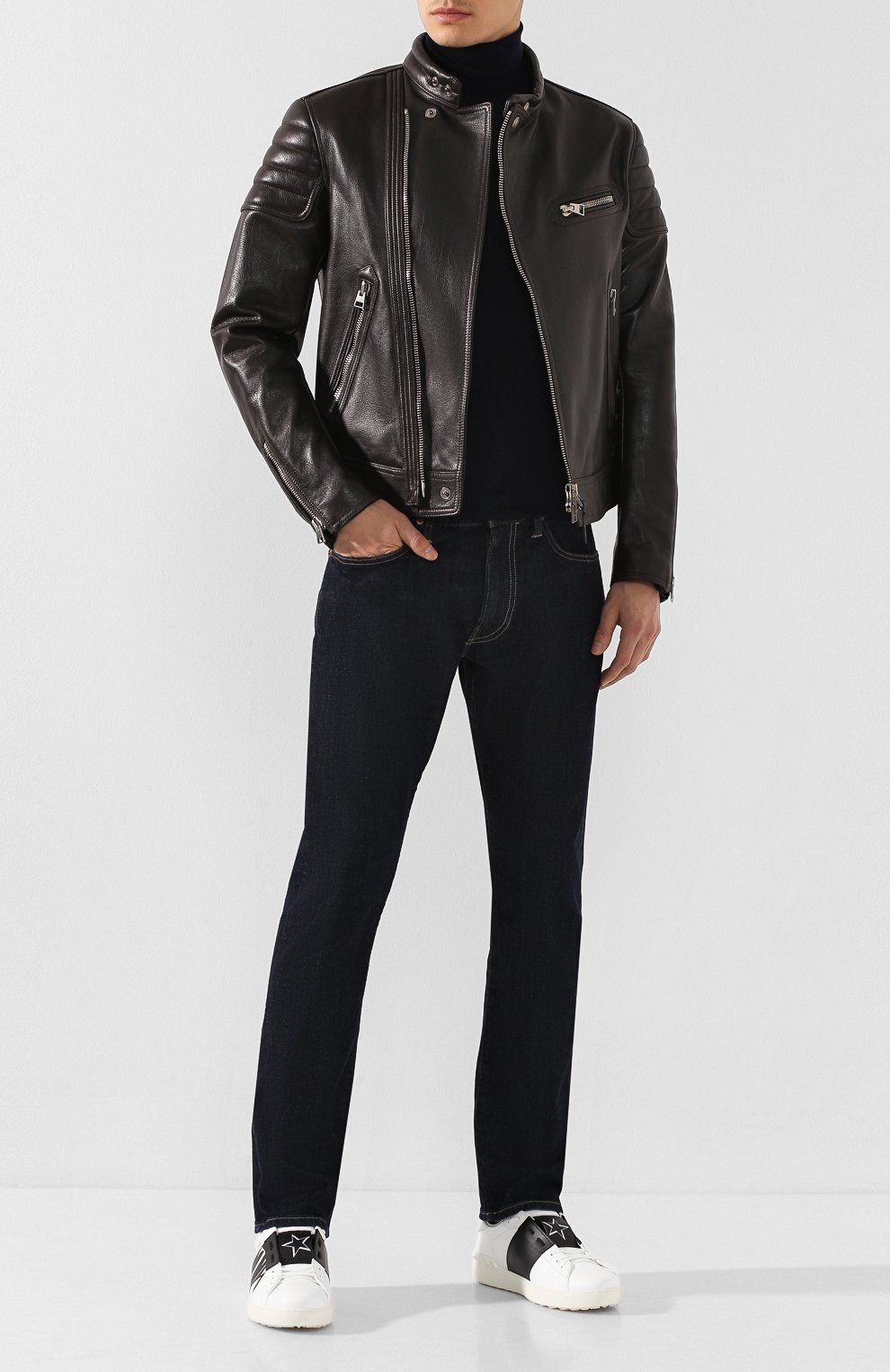 Кожаные кеды open VALENTINO, арт. TY2S0830/PEX, фото 2