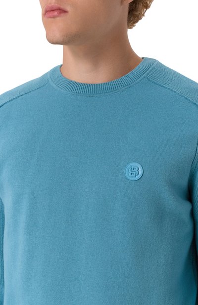 Хлопковый джемпер BOSS, арт. 50543136, фото 5