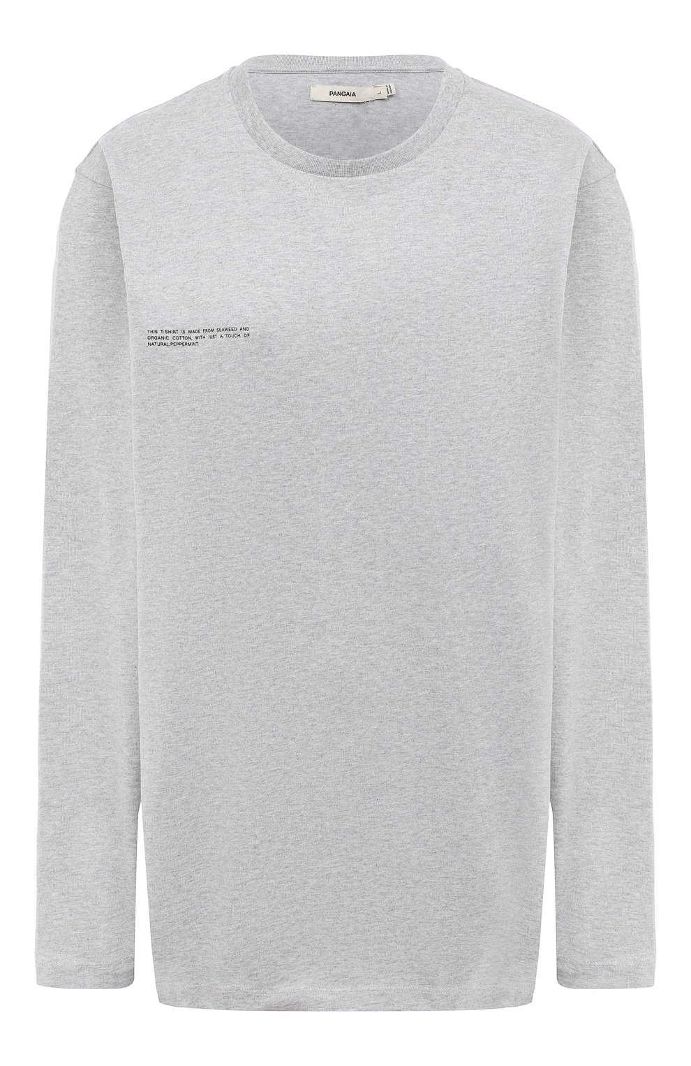 Хлопковый лонгслив PANGAIA, арт. SEAWEED FIBER LONG SLEEVE T, ф ото 1