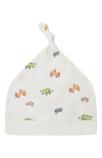 Хлопковая шапка BABYBU молочного цвета по цене 1520 руб., арт. BI-E1011ES, фото 1 Хлопковая шапка BABYBU, арт. BI-E1011ES, фото 1