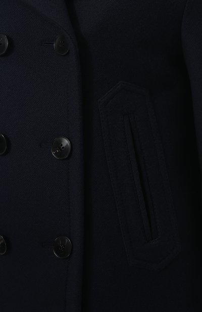 Двубортный шерстяной жакет с заклепками VALENTINO темно-синего цвета по цене 254500 руб., арт. PB3CJ0D0/2PR, фото 5 Двубортный шерстяной жакет с заклепками VALENTINO, арт. PB3CJ0D0/2PR, фото 5