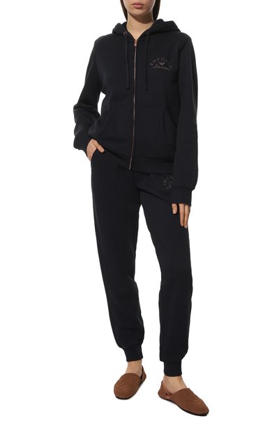 Джоггеры EMPORIO ARMANI темно-синего цвета по цене 7995 руб., арт. 164611/2F256, фото 2 Джоггеры EMPORIO ARMANI, арт. 164611/2F256, фото 2