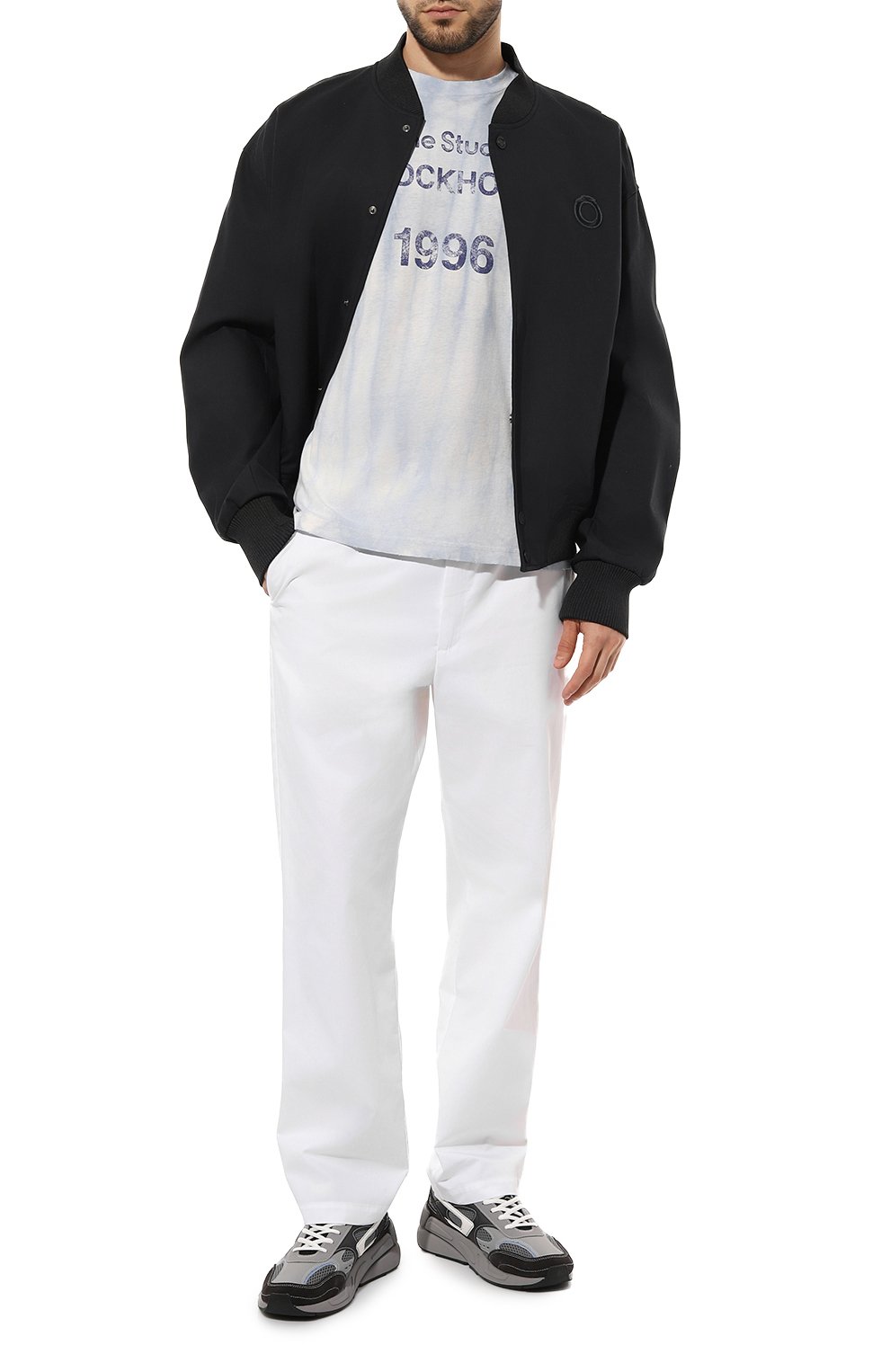 Хлопковая футболка ACNE STUDIOS, арт. FN MN TSHI000424AAV, фото 2