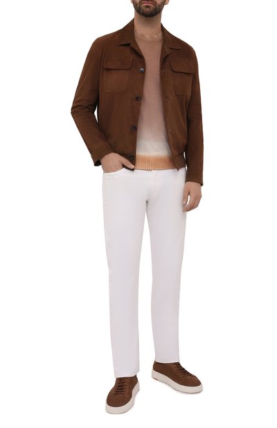 Замшевые кеды SANTONI, арт. MBCD21571BARCBBMM62, фото 2