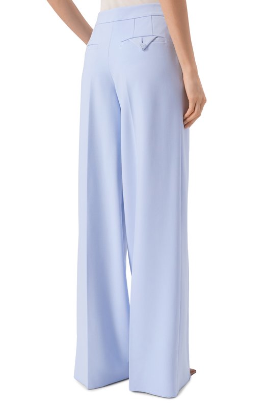 Брюки из вискозы Dorothee Schumacher 448013 Голубой  448013 Фото 4