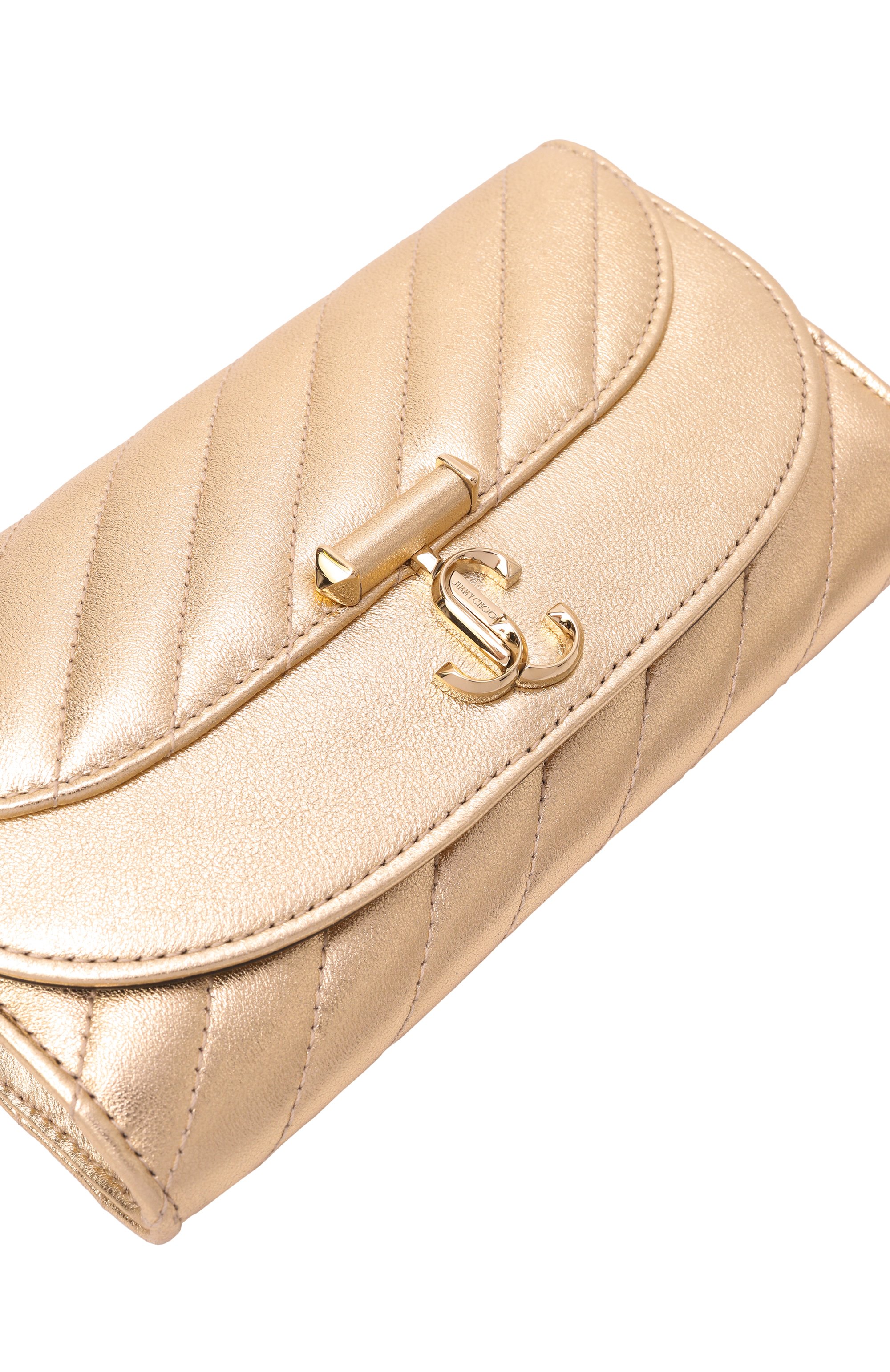 Клатч avenue JIMMY CHOO, арт. AVNCURVEWALLETCHNRBA, фото 6