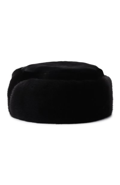 Меховая шапка из норки FURLAND черного цвета по цене 92400 руб., арт. 0015100140147600112, фото 2 Меховая шапка из норки FURLAND, арт. 0015100140147600112, фото 2