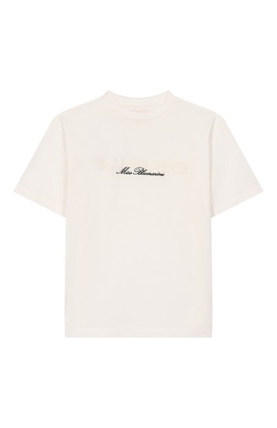 Хлопковая футболка BLUMARINE, арт. BFTS0250/JF031