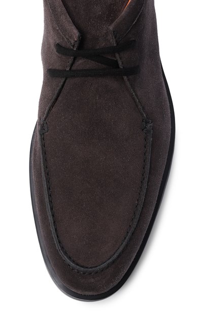 Замшевые дезерты detroit SANTONI темно-коричневого цвета по цене 93150 руб., арт. MGDG18609NE0BSEY, фото 5 Замшевые дезерты detroit SANTONI, арт. MGDG18609NE0BSEY, фото 5