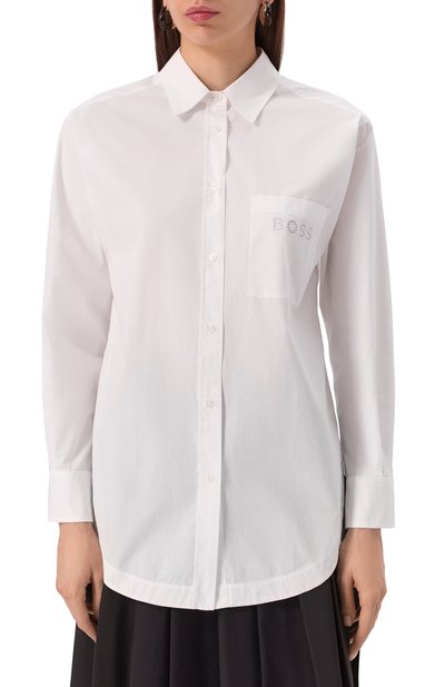 Хлопковая рубашка BOSS, арт. 50530981, фото 3