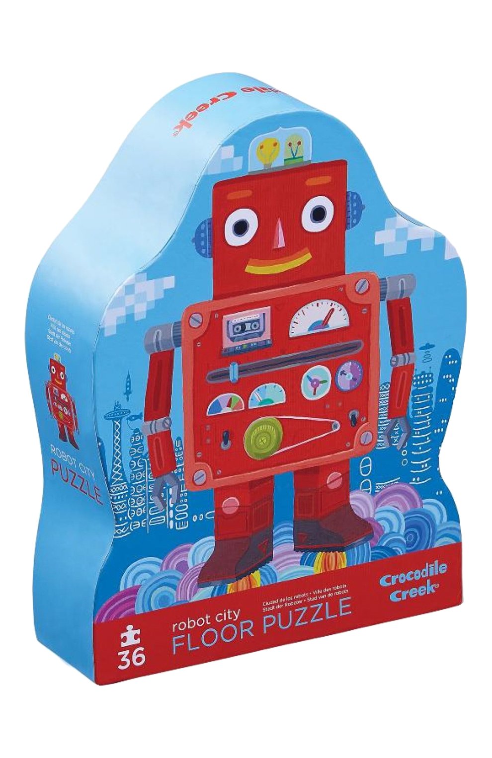 Пазл город роботов 36 деталей CROCODILE CREEK, арт. 4076-6, фото 2