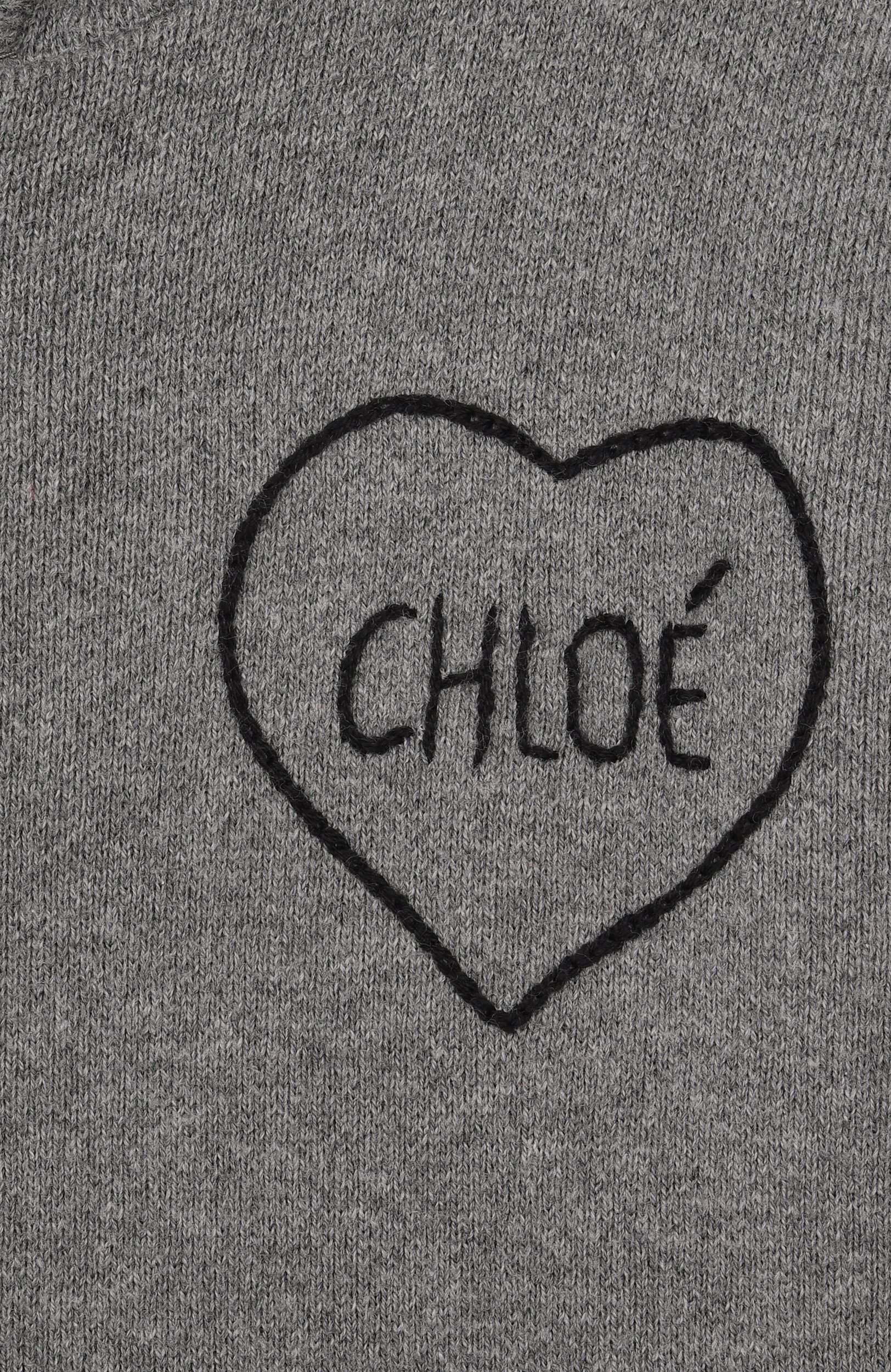 Кардиган из хлопка и шерсти CHLOÉ, арт. C21298, фото 3