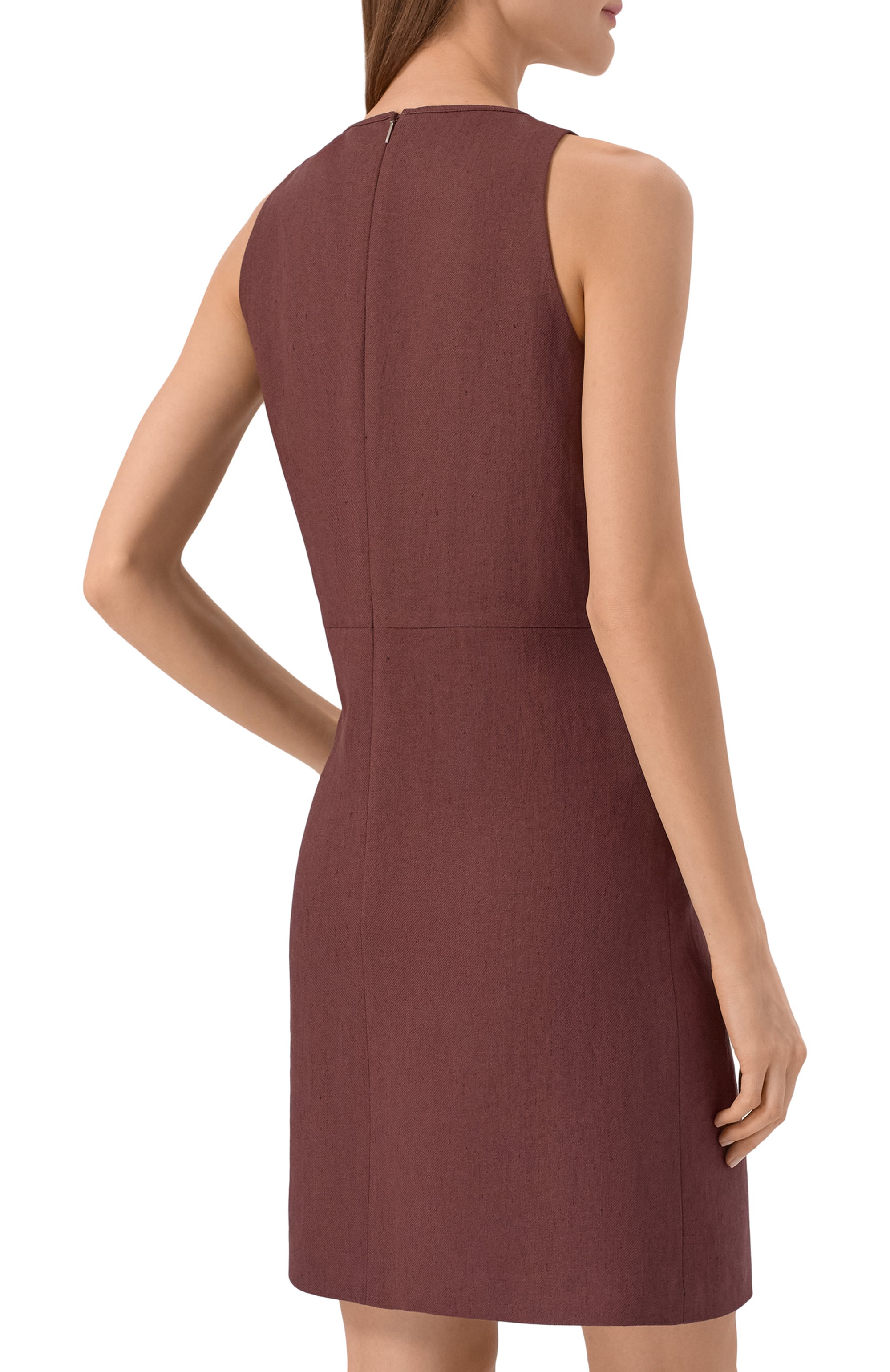 Платье изо льна и вискозы BOSS, арт. 50557447, фото 4