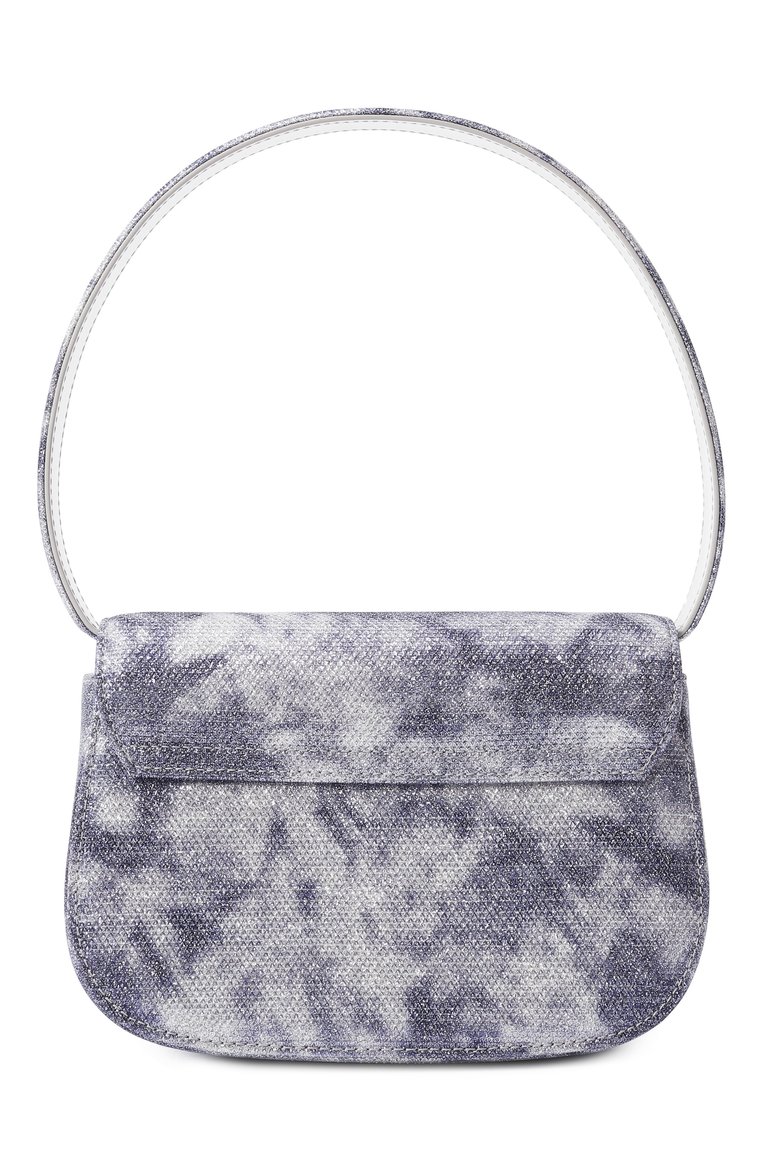Женская сумка 1dr DIESEL светло-фиолетового цвета, арт. X08396/P2197 | Фото 6 (Драгоценные камни: Проставлено; Материал сплава: Проставлено; Материал: Экокожа, Текстиль; Размер: mini; Ремень/цепочка: На ремешке)