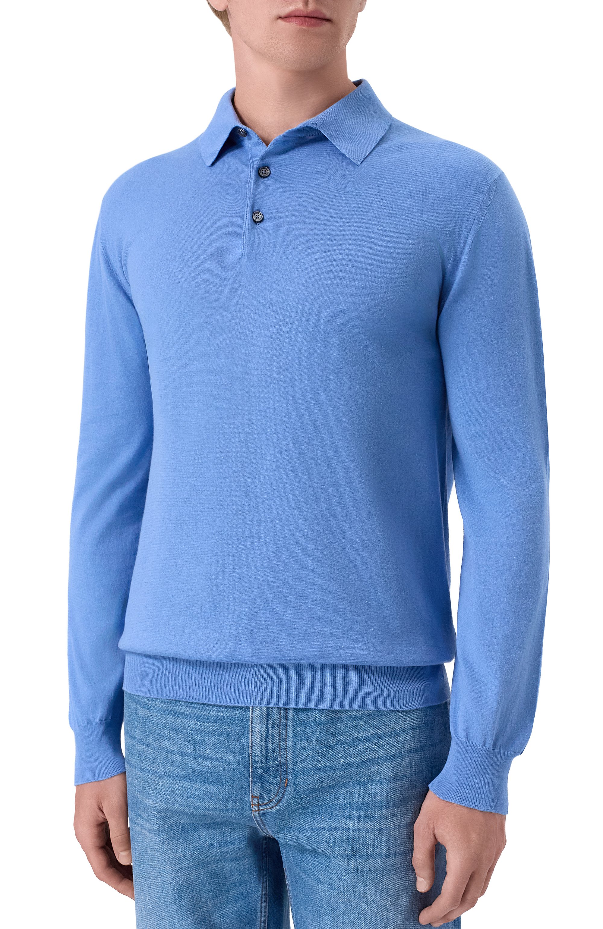 Хлопковое поло KITON, арт. UMKXX35_001, фото 3