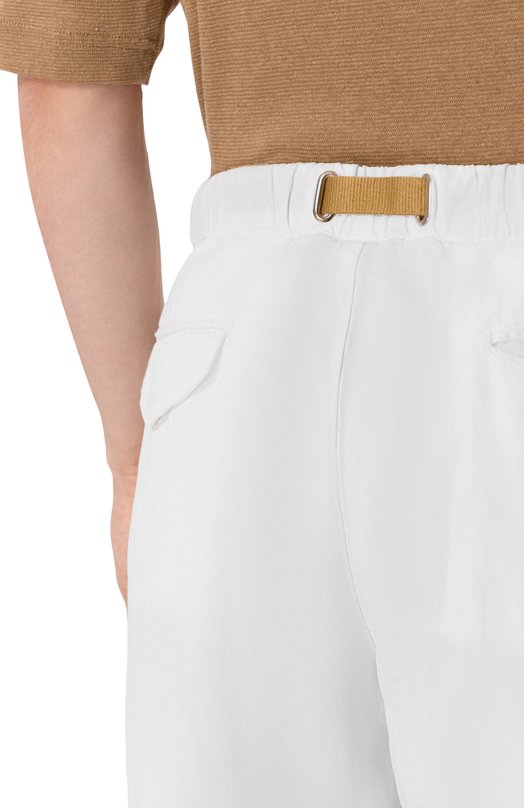 Брюки из лиоцелла и льна White Sand 26SU66/80 Белый  26SU66/80 Фото 5