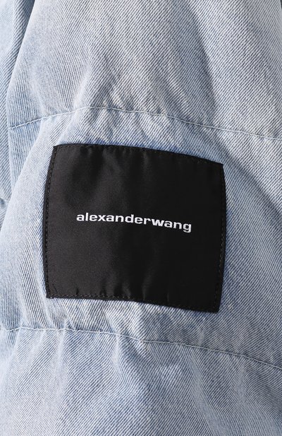 Пуховик ALEXANDER WANG голубого цвета по цене 129500 руб., арт. 4DC1202628, фото 5 Пуховик ALEXANDER WANG, арт. 4DC1202628, фото 5